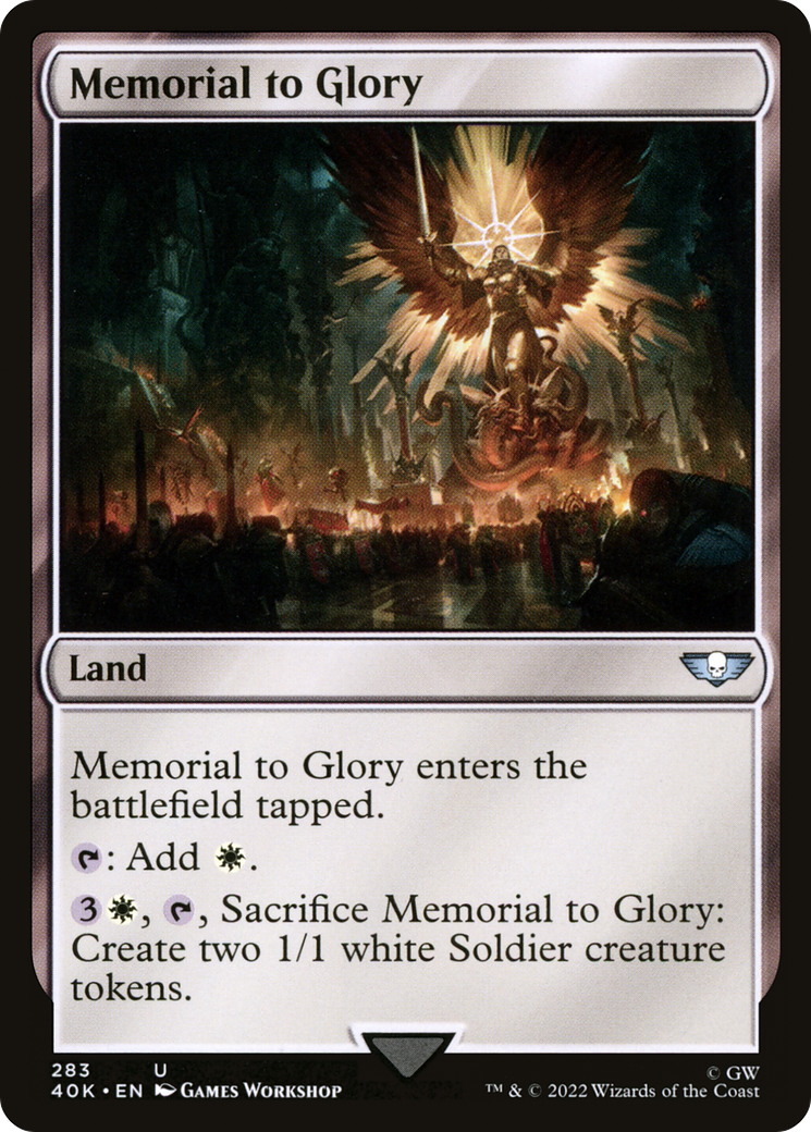 Memorial to Glory (40K-283) [Warhammer 40,000 Commander] MTG Single Wizards of the Coast