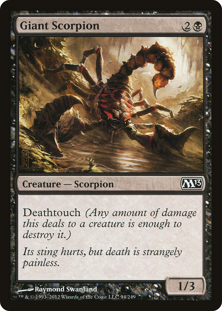 Giant Scorpion (M13-094) [Magic 2013] Foil MTG Single Wizards of the Coast