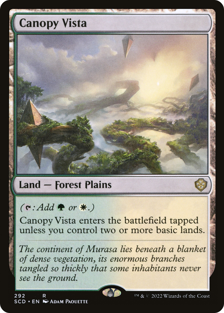 Canopy Vista (SCD-292) [Starter Commander Decks] MTG Single Wizards of the Coast