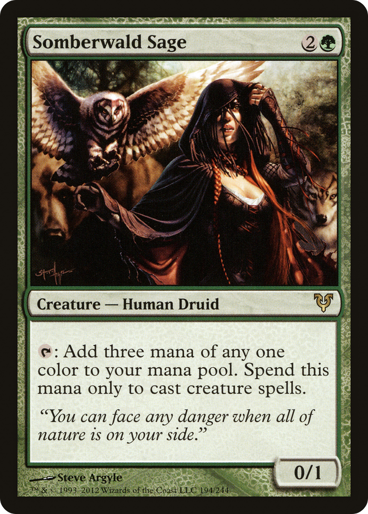 Somberwald Sage (AVR-194) [Avacyn Restored] Foil MTG Single Wizards of the Coast
