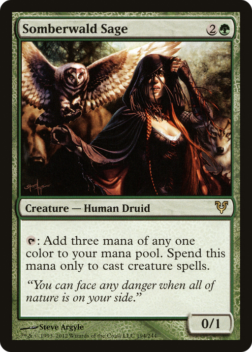 Somberwald Sage (AVR-194) [Avacyn Restored] MTG Single Wizards of the Coast