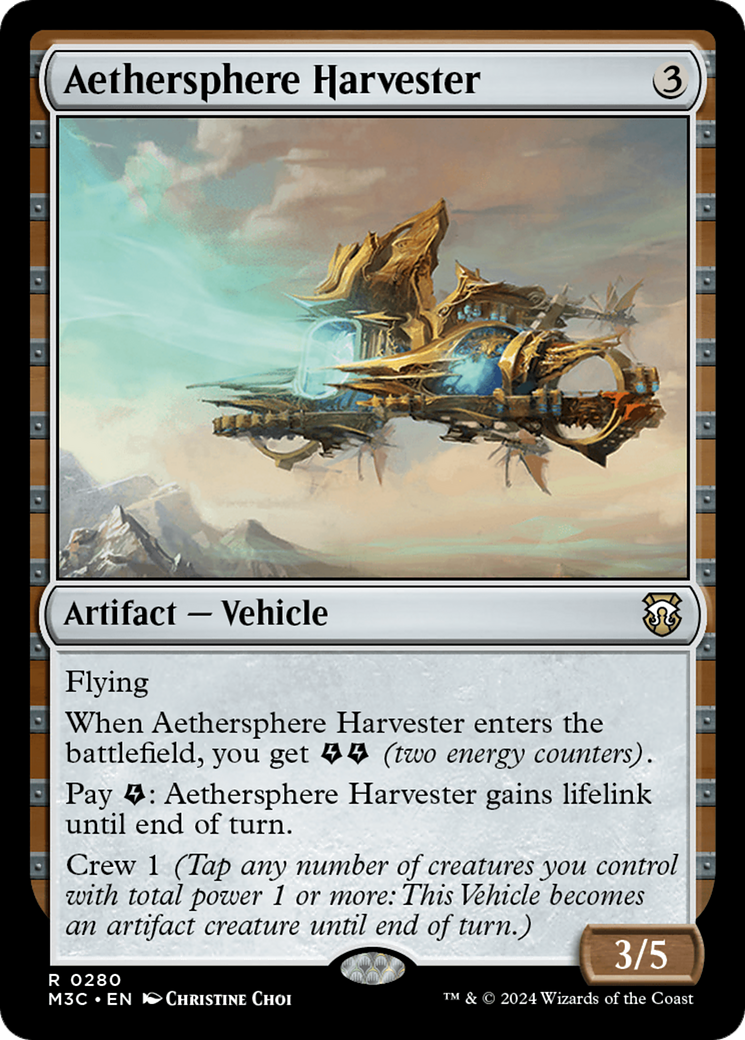 Aethersphere Harvester (M3C-280) [Modern Horizons 3 Commander] MTG Single Wizards of the Coast