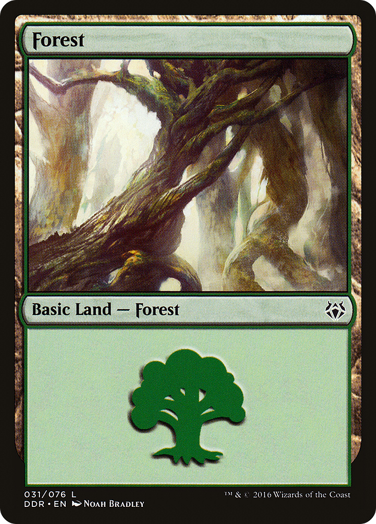 Forest (031) (DDR-031) [Misc] Duel Decks: Nissa vs. Ob Nixilis MTG Single Wizards of the Coast