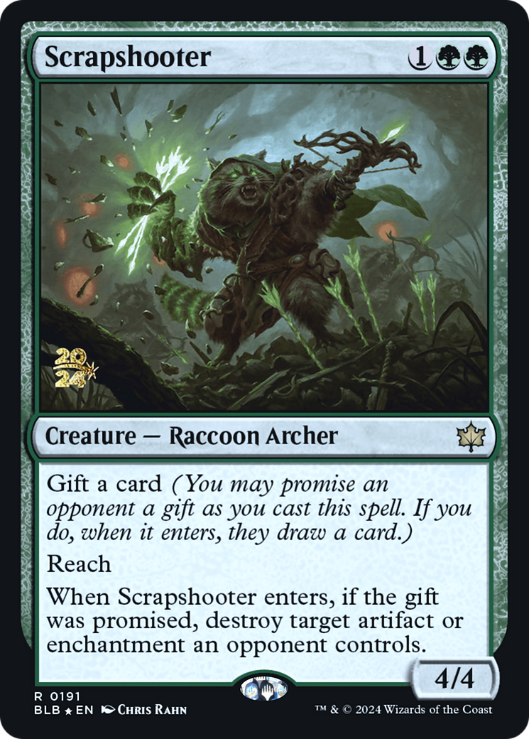Scrapshooter (PRE-191) [Bloomburrow Promos] Foil MTG Single Wizards of the Coast