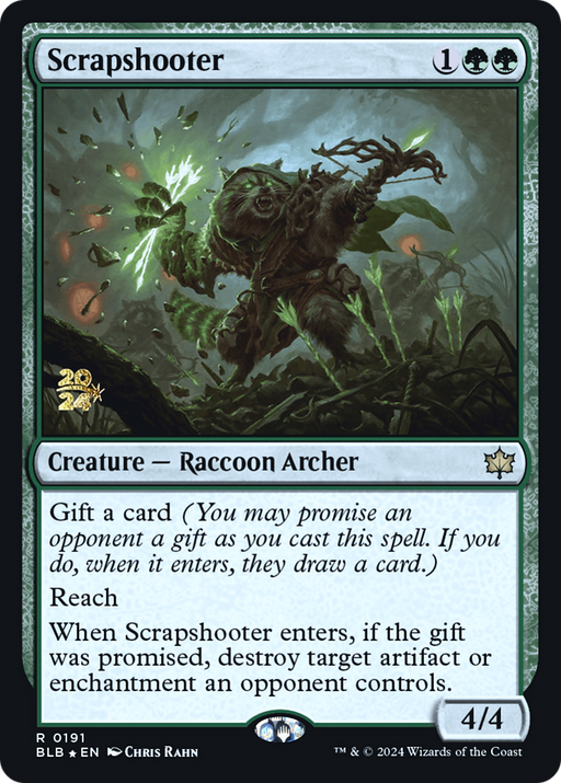 Scrapshooter (PRE-191) [Bloomburrow Promos] Foil MTG Single Wizards of the Coast