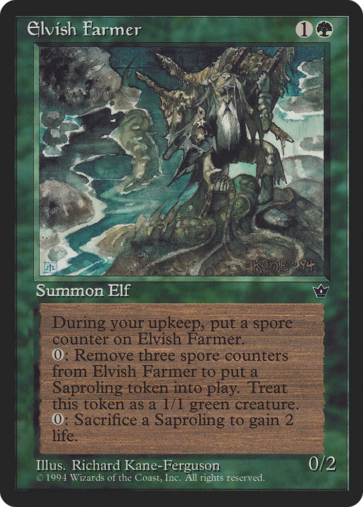 Elvish Farmer (FEM-) [Fallen Empires] MTG Single Wizards of the Coast