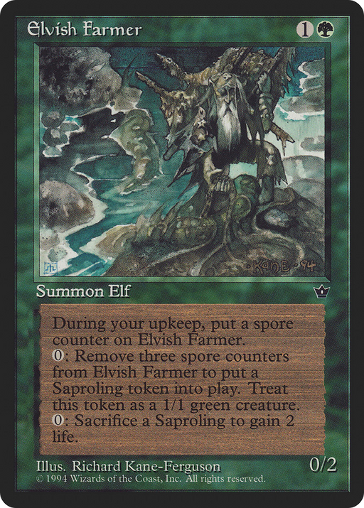 Elvish Farmer (FEM-) [Fallen Empires] MTG Single Wizards of the Coast