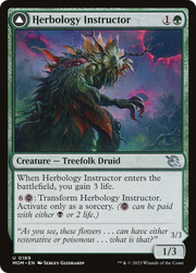 Herbology Instructor // Malady Invoker (MOM-189) [March of the Machine] MTG Single Wizards of the Coast