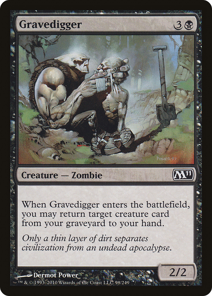 Gravedigger (M11-098) [Magic 2011] Foil MTG Single Wizards of the Coast