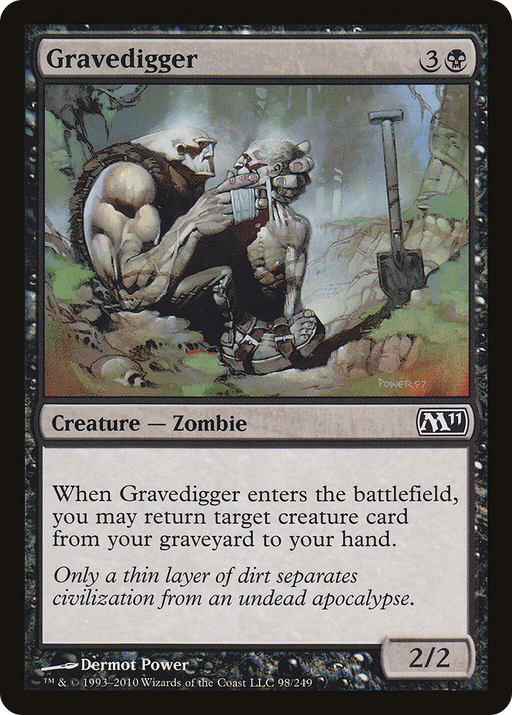 Gravedigger (M11-098) [Magic 2011] Foil MTG Single Wizards of the Coast