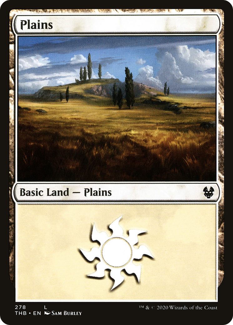 Plains (THB-278) [Theros Beyond Death] Foil MTG Single Wizards of the Coast