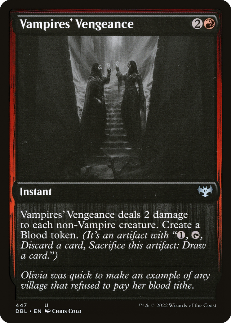 Vampires' Vengeance (DBL-447) [Innistrad: Double Feature] MTG Single Wizards of the Coast