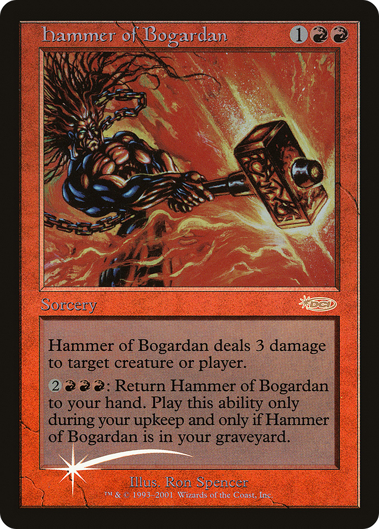 Hammer of Bogardan (JDG-001) [Misc] Judge Gift Cards 2002 Foil MTG Single Wizards of the Coast