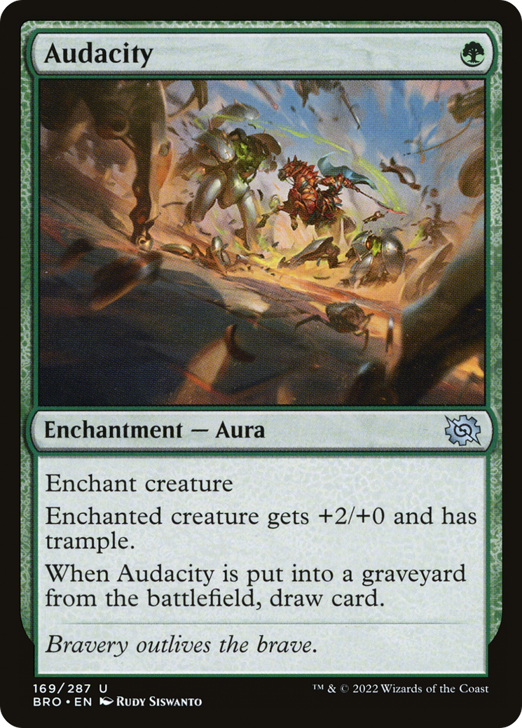 Audacity (BRO-169) [The Brothers' War] Foil MTG Single Wizards of the Coast