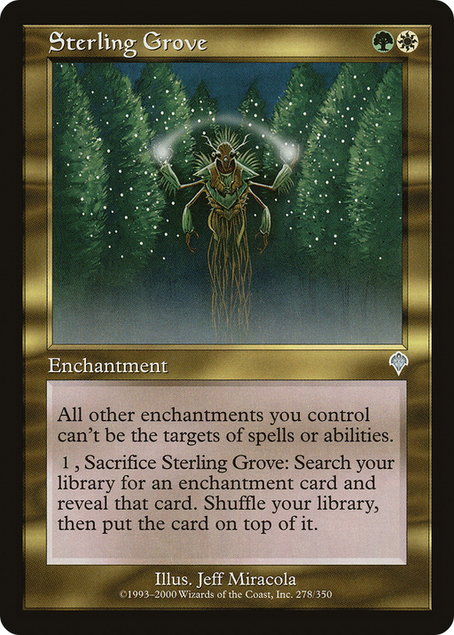 Sterling Grove (INV-278) [Invasion] Foil MTG Single Wizards of the Coast