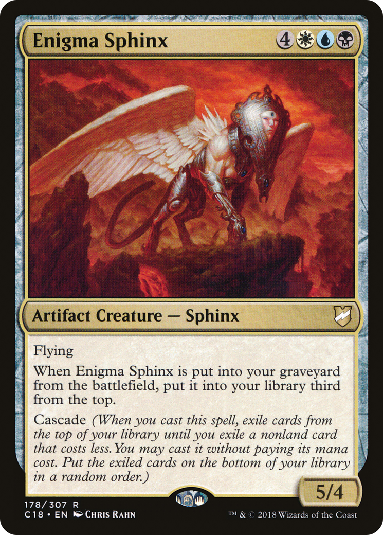 Enigma Sphinx (C18-178) [Commander 2018] MTG Single Wizards of the Coast