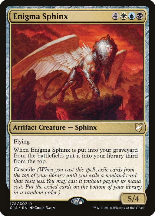 Enigma Sphinx (C18-178) [Commander 2018] MTG Single Wizards of the Coast