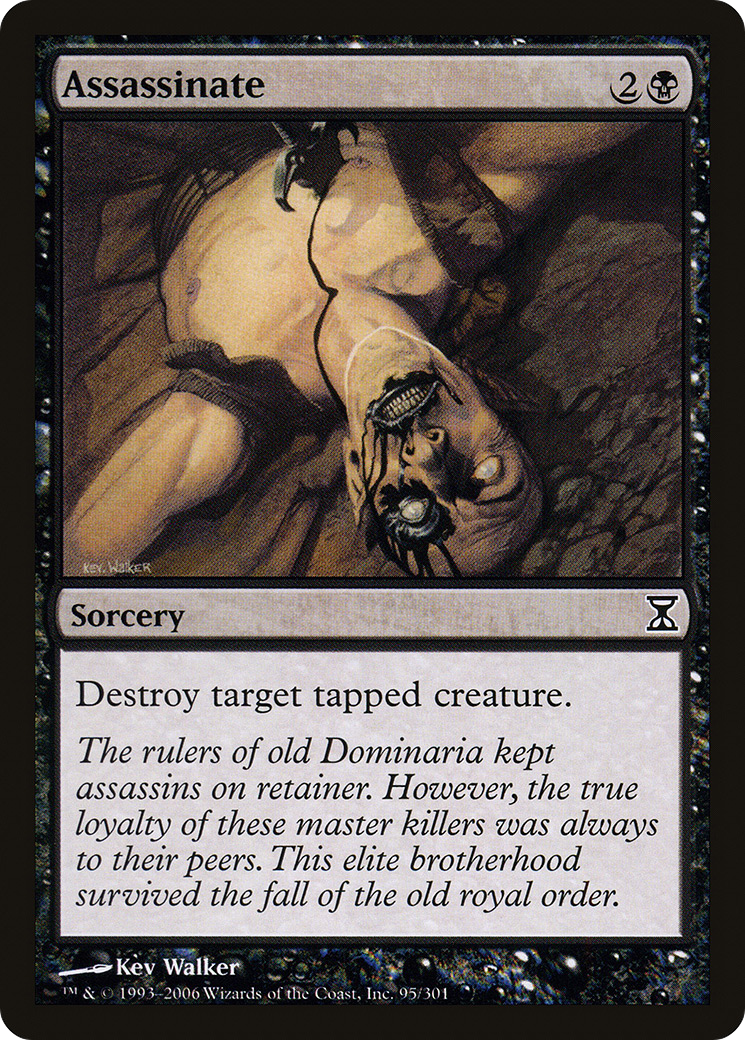 Assassinate (TSP-095) [Time Spiral] Foil MTG Single Wizards of the Coast