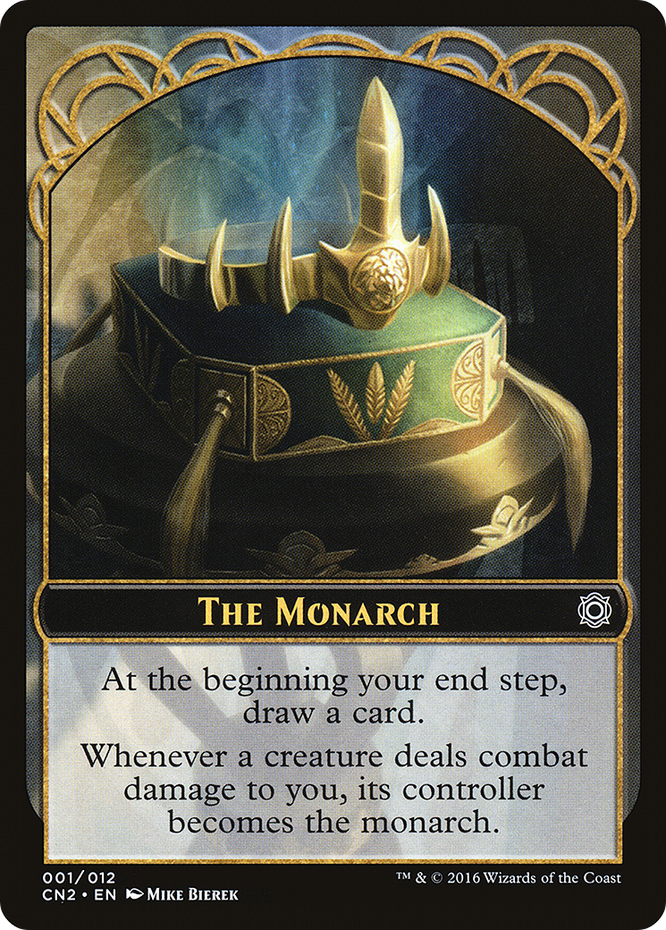 The Monarch Token (CN2-001) [Tokens] Conspiracy: Take the Crown Tokens MTG Single Wizards of the Coast