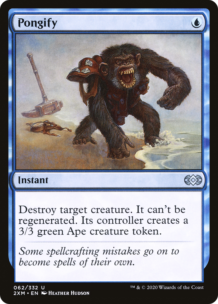 Pongify (2XM-062) [Double Masters] Foil MTG Single Wizards of the Coast