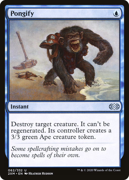 Pongify (2XM-062) [Double Masters] MTG Single Wizards of the Coast