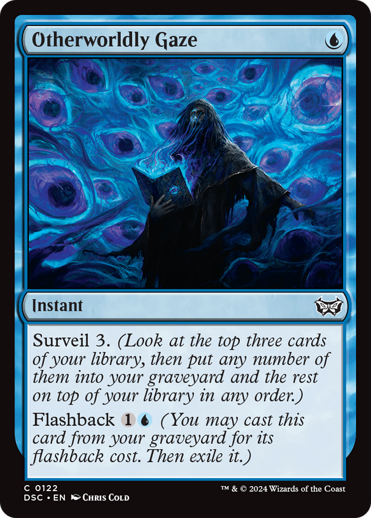 Otherworldly Gaze (DSC-122) [Duskmourn: House of Horror Commander] MTG Single Wizards of the Coast