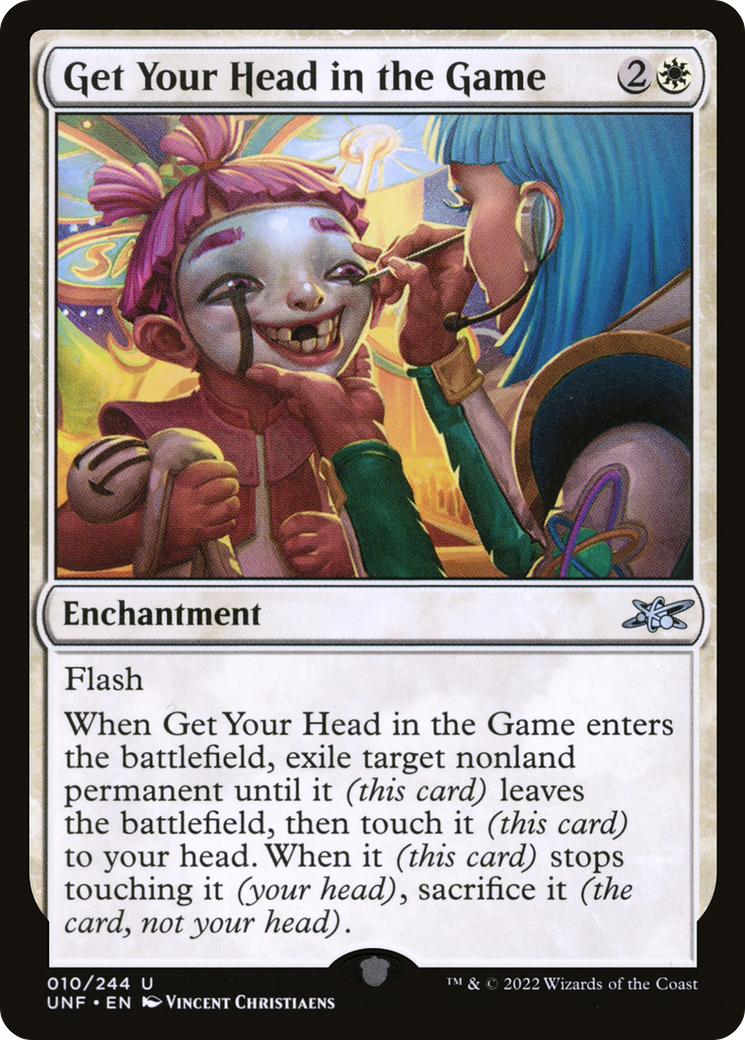Get Your Head in the Game (UNF-010) [Unfinity] Foil MTG Single Wizards of the Coast