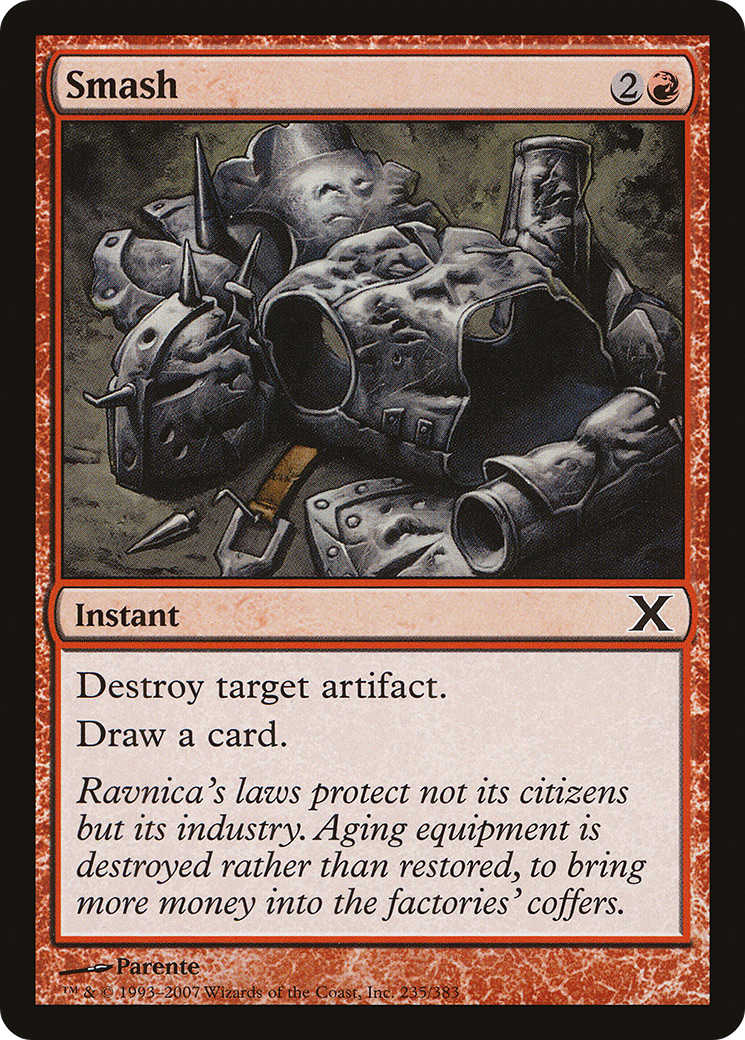 Smash (10E-235) [Tenth Edition] Foil MTG Single Wizards of the Coast