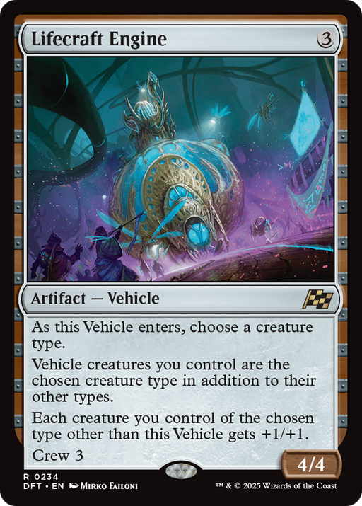 Lifecraft Engine (DFT-234) [Aetherdrift] Foil MTG Single Wizards of the Coast