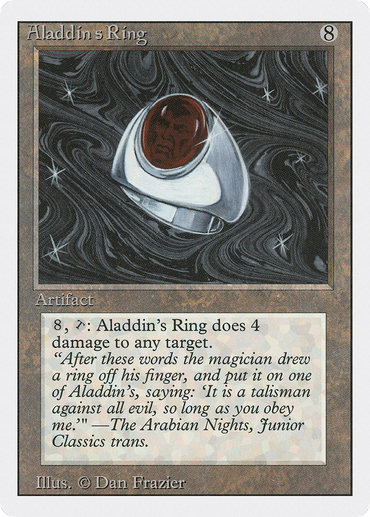 Aladdin's Ring (3ED-232) [Revised Edition] MTG Single Wizards of the Coast
