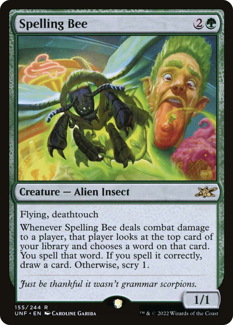 Spelling Bee (UNF-155) [Unfinity] MTG Single Wizards of the Coast