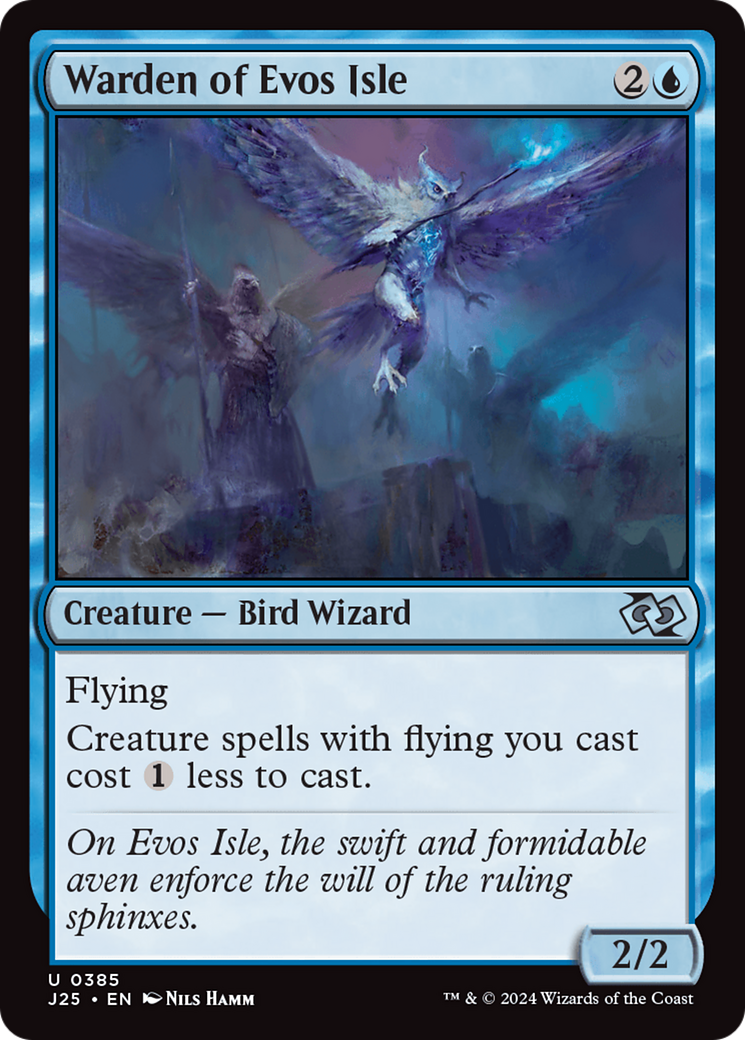 Warden of Evos Isle (J25-385) [Foundations Jumpstart] MTG Single Wizards of the Coast