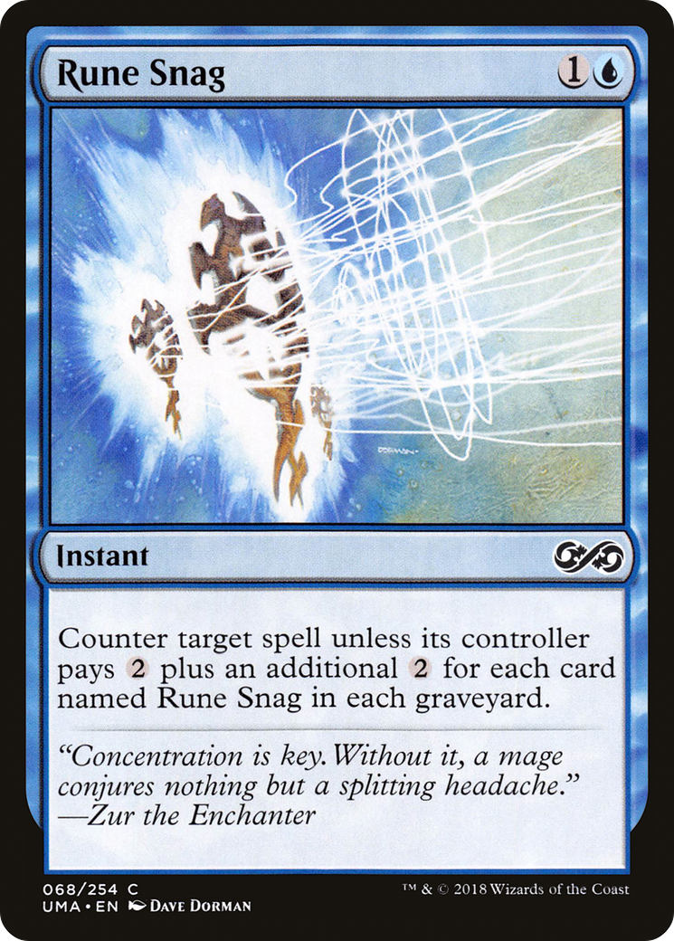 Rune Snag (UMA-068) [Ultimate Masters] Foil MTG Single Wizards of the Coast