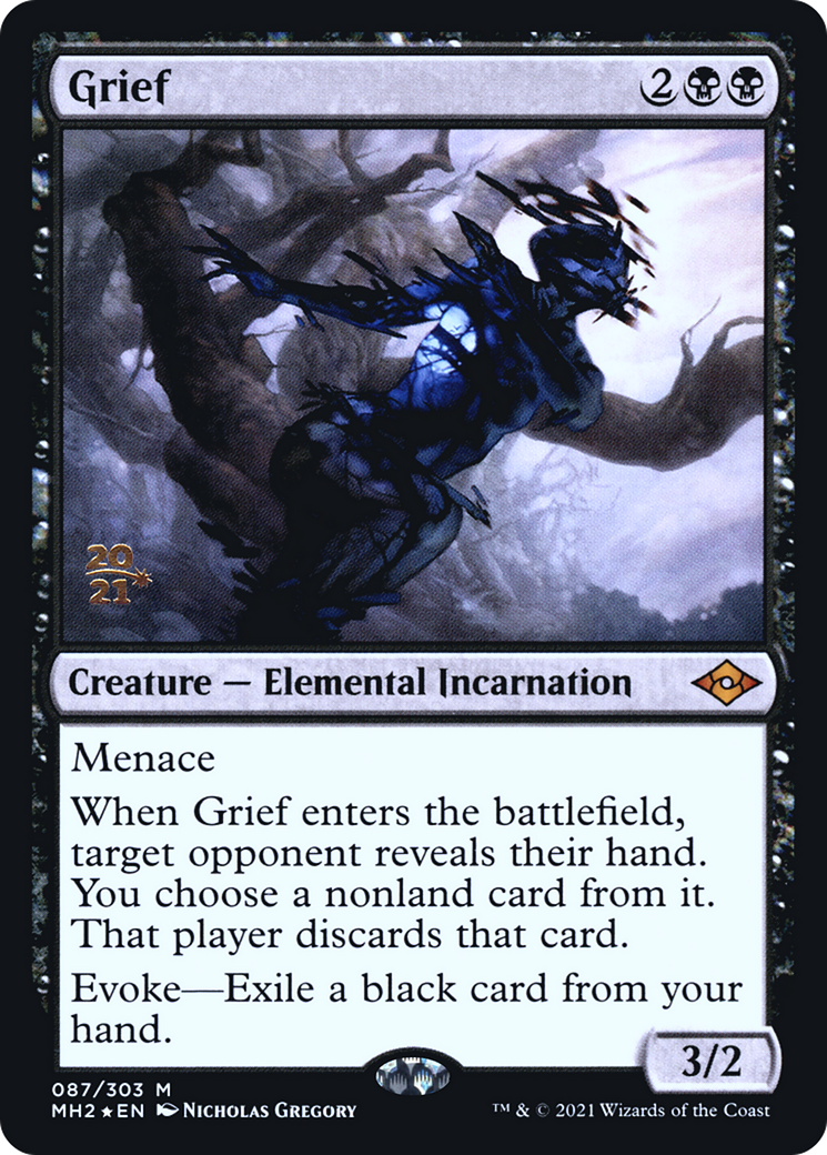 Grief (PRE-087) [Modern Horizons 2 Promos] Foil MTG Single Wizards of the Coast