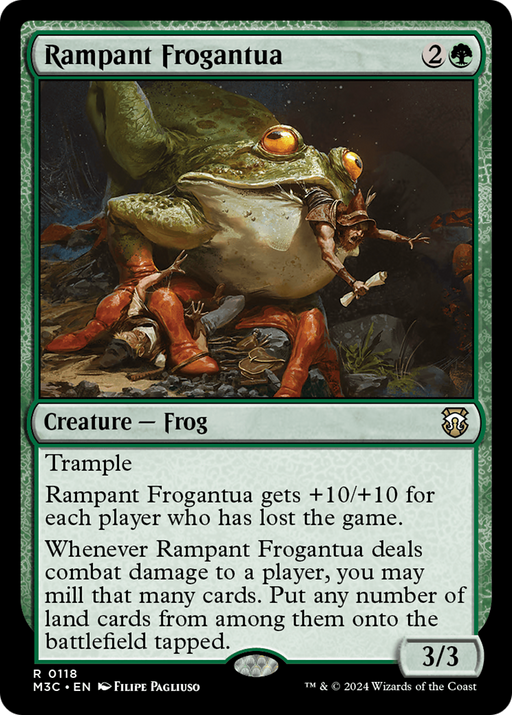 Rampant Frogantua (M3C-118) [Modern Horizons 3 Commander] MTG Single Wizards of the Coast