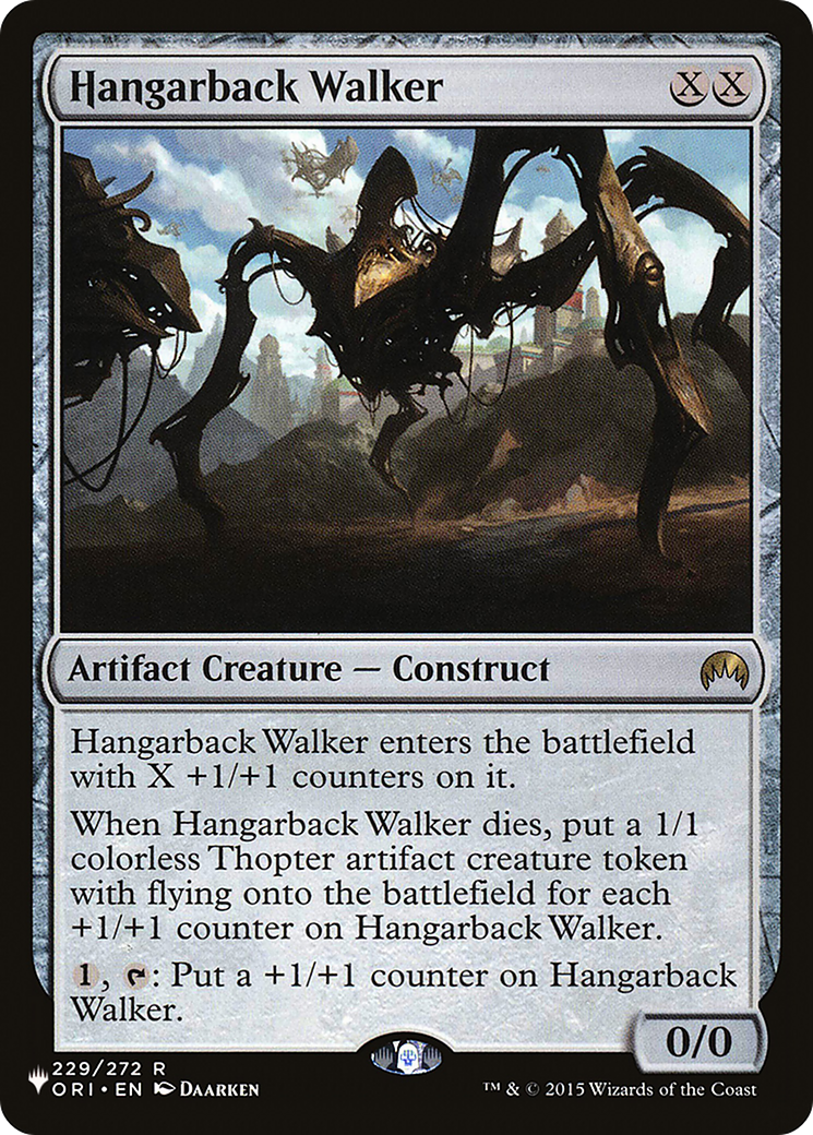 Hangarback Walker (LIST-229/272) [Mystery Booster] The List MTG Single Wizards of the Coast
