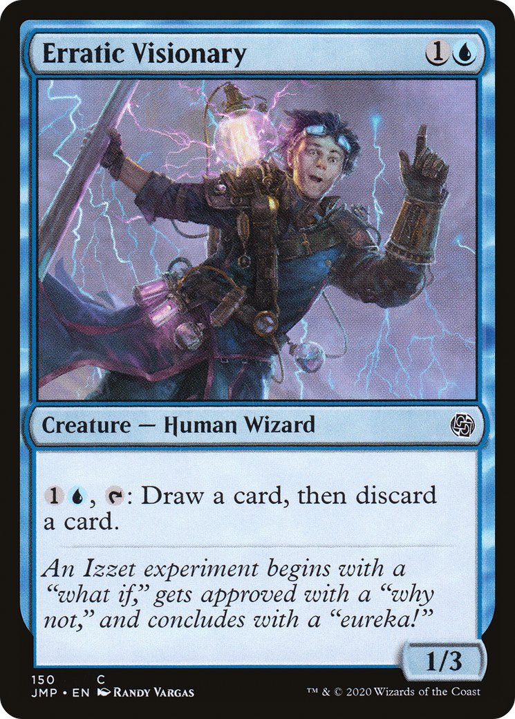 Erratic Visionary (JMP-150) [Jumpstart] MTG Single Wizards of the Coast