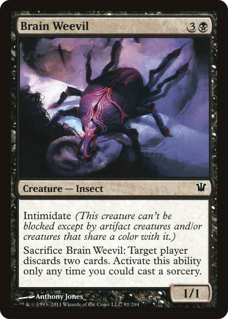 Brain Weevil (ISD-091) [Innistrad] Foil MTG Single Wizards of the Coast