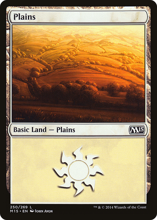 Plains (M15-250) [Magic 2015] Foil MTG Single Wizards of the Coast