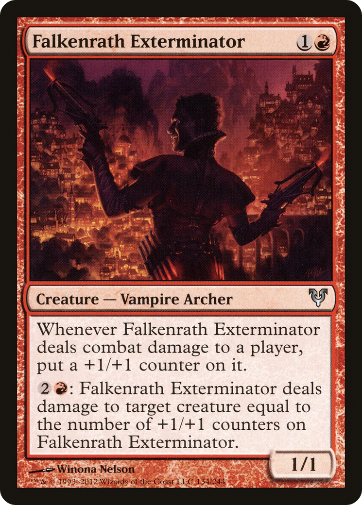 Falkenrath Exterminator (AVR-134) [Avacyn Restored] Foil MTG Single Wizards of the Coast