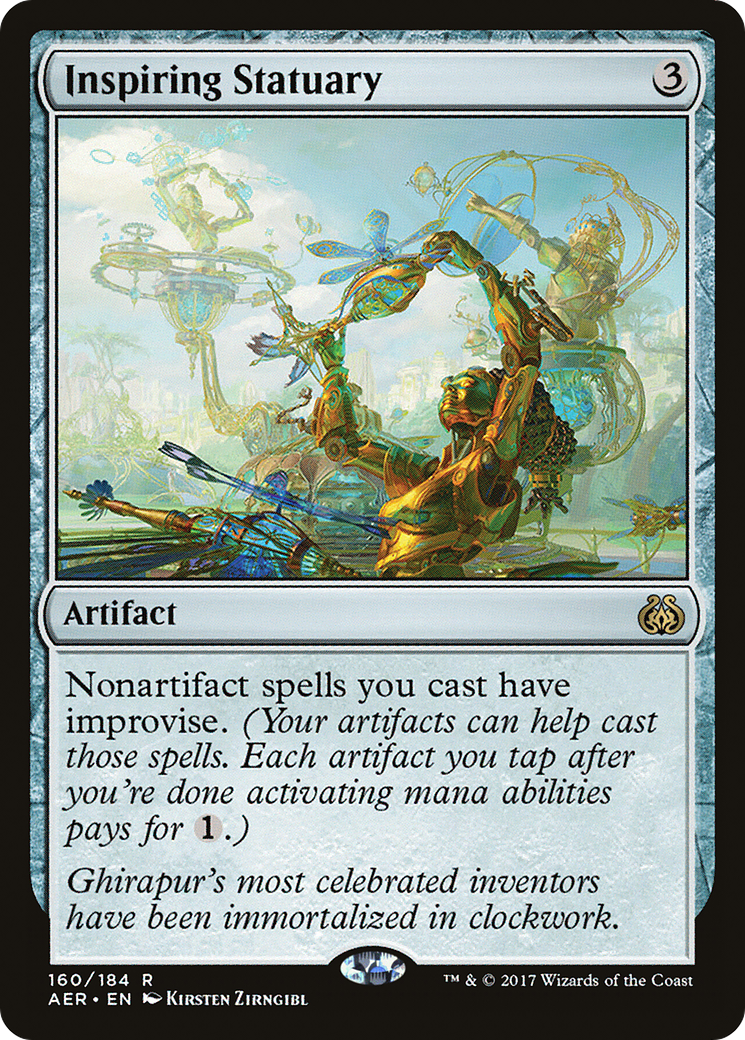 Inspiring Statuary (AER-160) [Aether Revolt] MTG Single Wizards of the Coast
