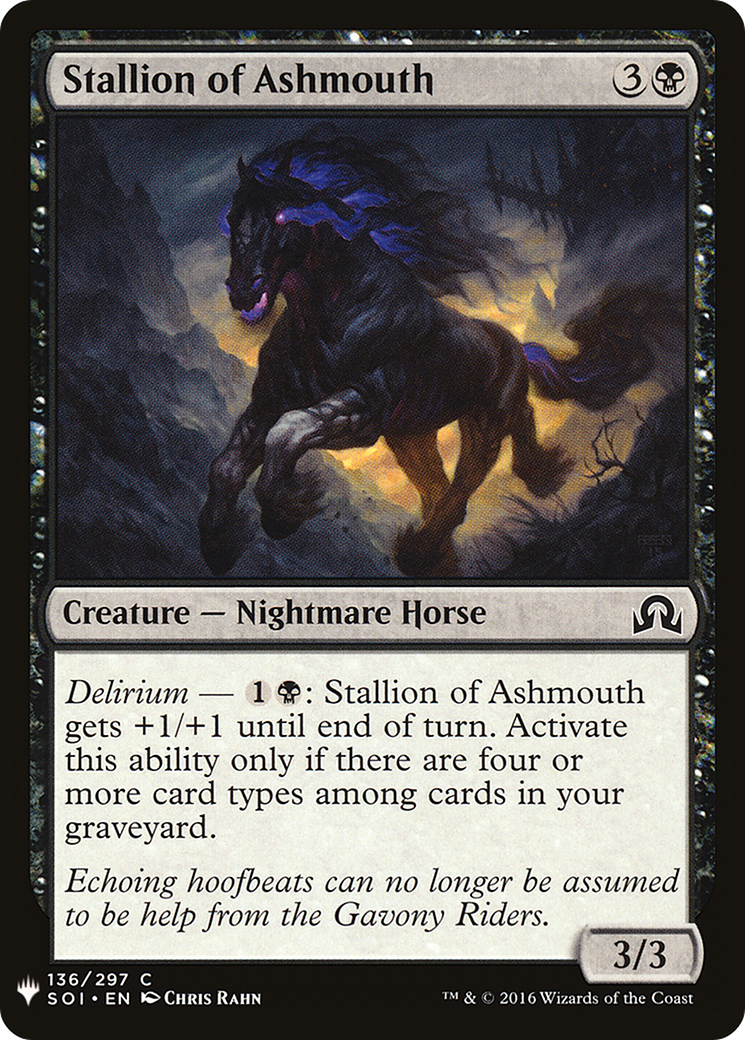 Stallion of Ashmouth (LIST-SOI-136) [Mystery Booster] The List MTG Single Wizards of the Coast
