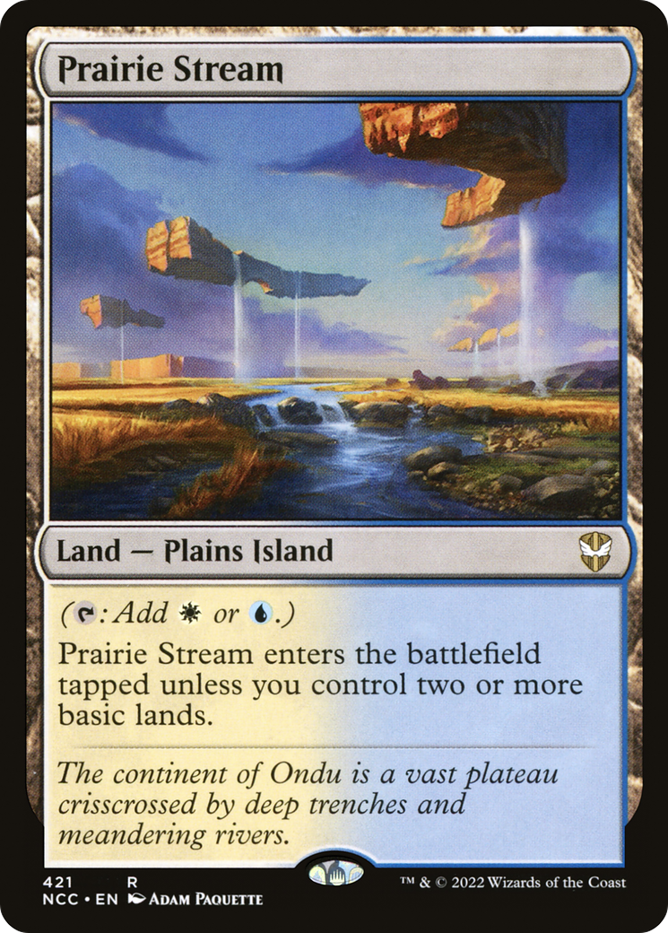Prairie Stream (NCC-421) [New Capenna Commander] MTG Single Wizards of the Coast