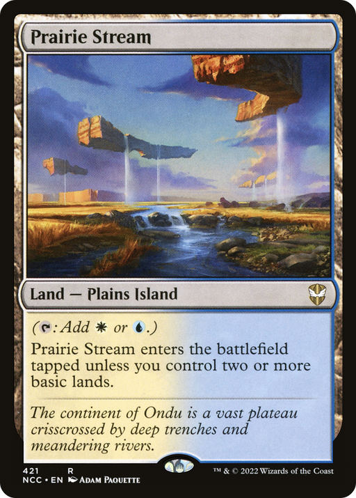Prairie Stream (NCC-421) [New Capenna Commander] MTG Single Wizards of the Coast