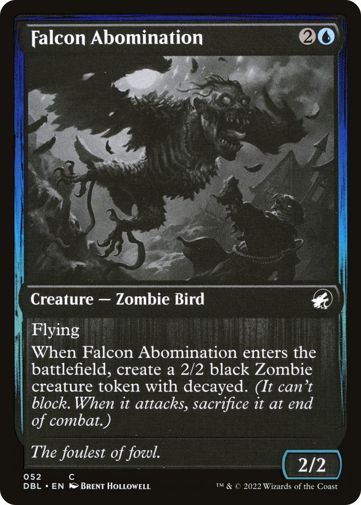 Falcon Abomination (DBL-052) [Innistrad: Double Feature] MTG Single Wizards of the Coast