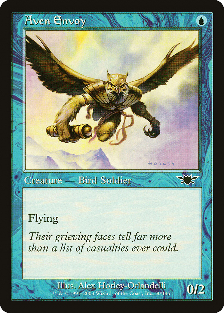 Aven Envoy (LGN-030) [Legions] Foil MTG Single Wizards of the Coast