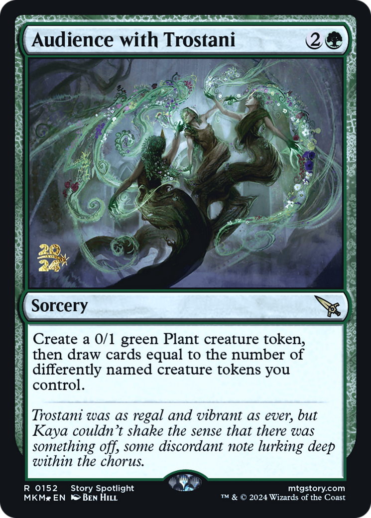 Audience with Trostani (PRE-152) [Murders at Karlov Manor Promos] Foil MTG Single Wizards of the Coast