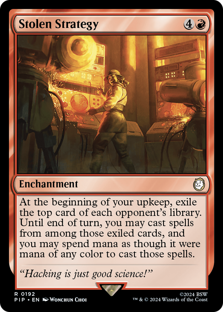 Stolen Strategy (PIP-192) [Fallout] MTG Single Wizards of the Coast