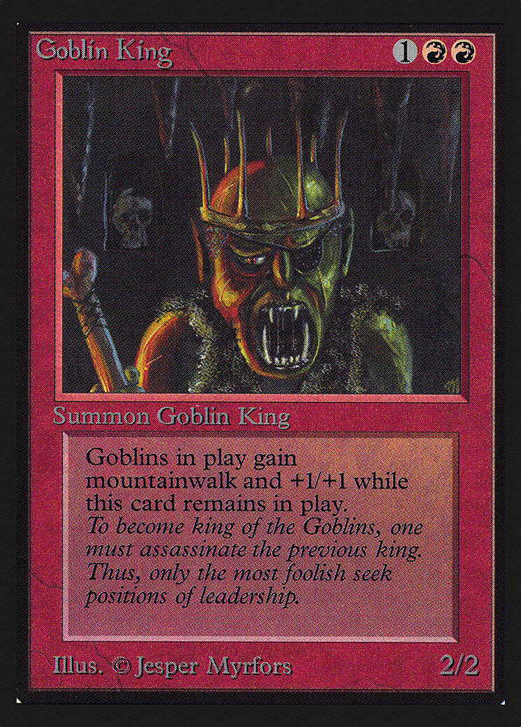 Goblin King [Collectors' Edition] MTG Single Magic: The Gathering