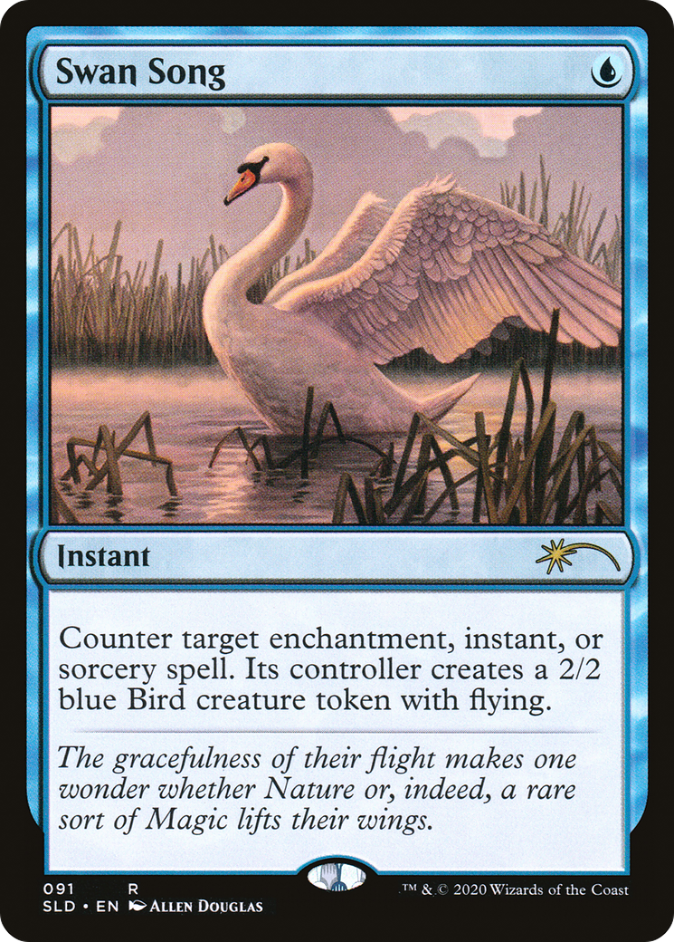 Swan Song (SLD-091) [Secret Lair] Drop MTG Single Wizards of the Coast